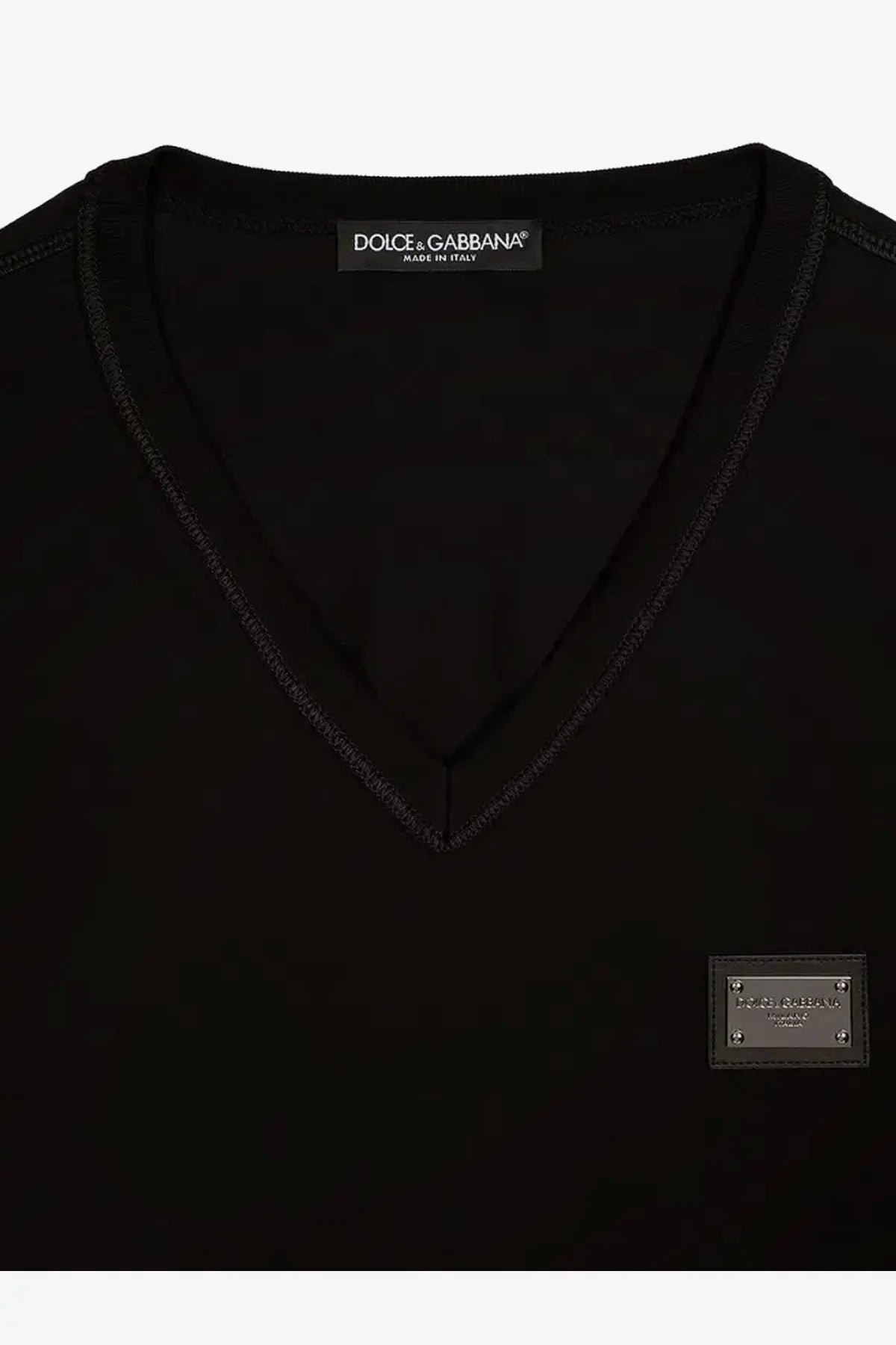 Dolce &amp; Gabbana Men's Cotton Shirt Black, view 3