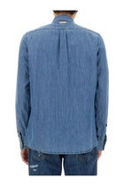 Dolce &amp; Gabbana Men's Cotton Shirt Blue, view 3