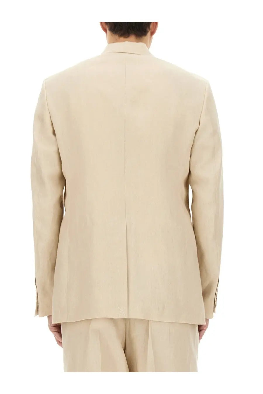 Dolce &amp; Gabbana Men's Double Breasted Jacket Beige, view 3