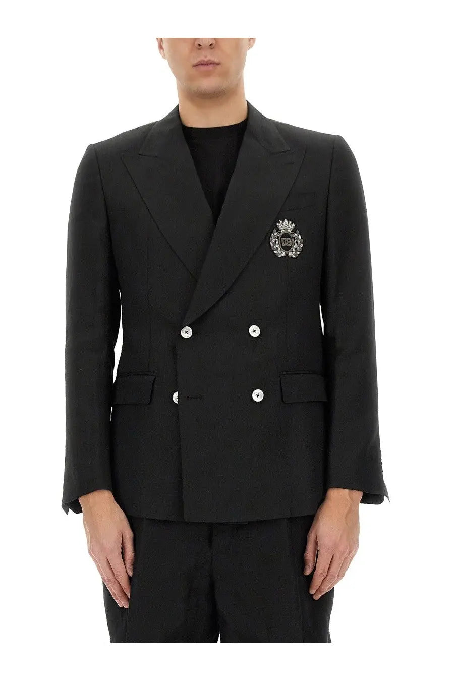 Dolce &amp; Gabbana Men's Double Breasted Jacket Black