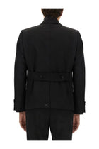 Dolce &amp; Gabbana Men's Double Breasted Jacket Black, view 3