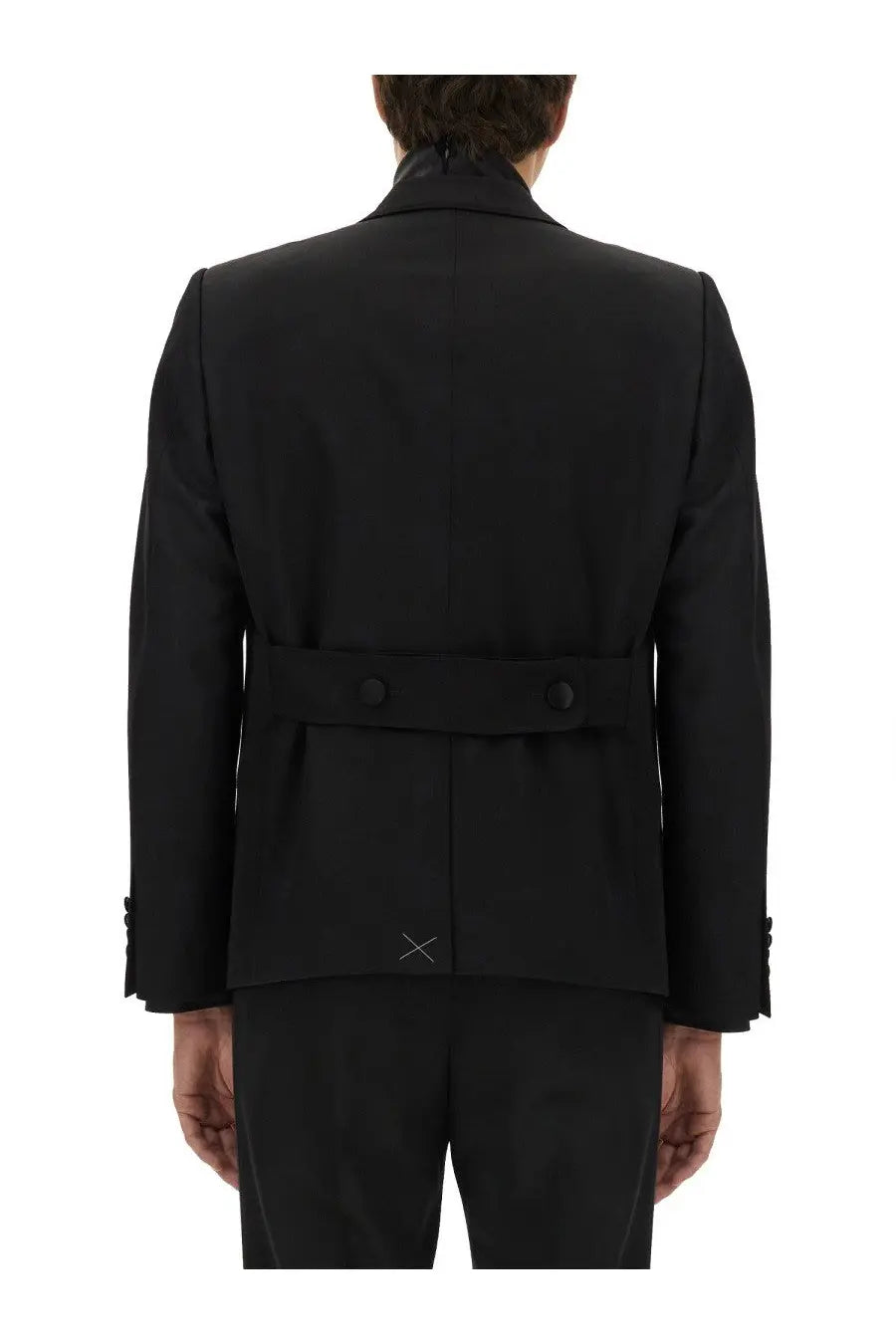 Dolce &amp; Gabbana Men's Double Breasted Jacket Black, view 3