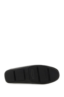 Dolce &amp; Gabbana Men’s Driver black rubber sole with textured segmented design and subtle embossed brand logo in center