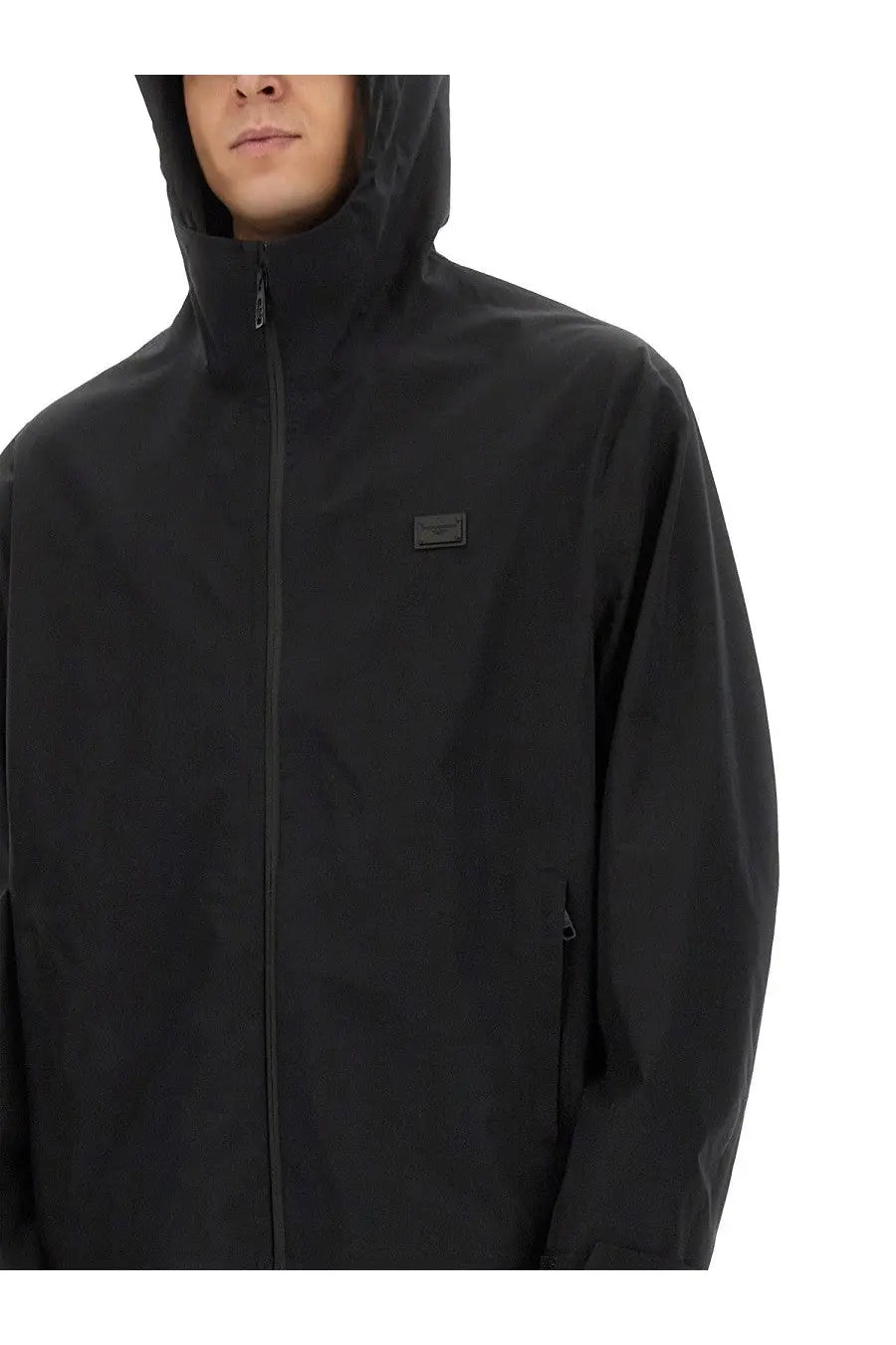 Dolce &amp; Gabbana Men's Hooded Jacket Black, view 4