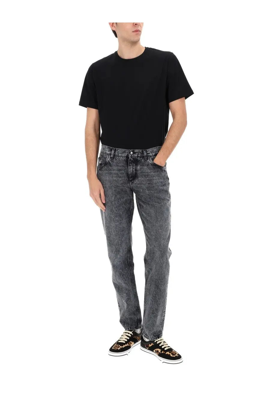 Dolce &amp; Gabbana Men's Jeans in Denim Black, view 2