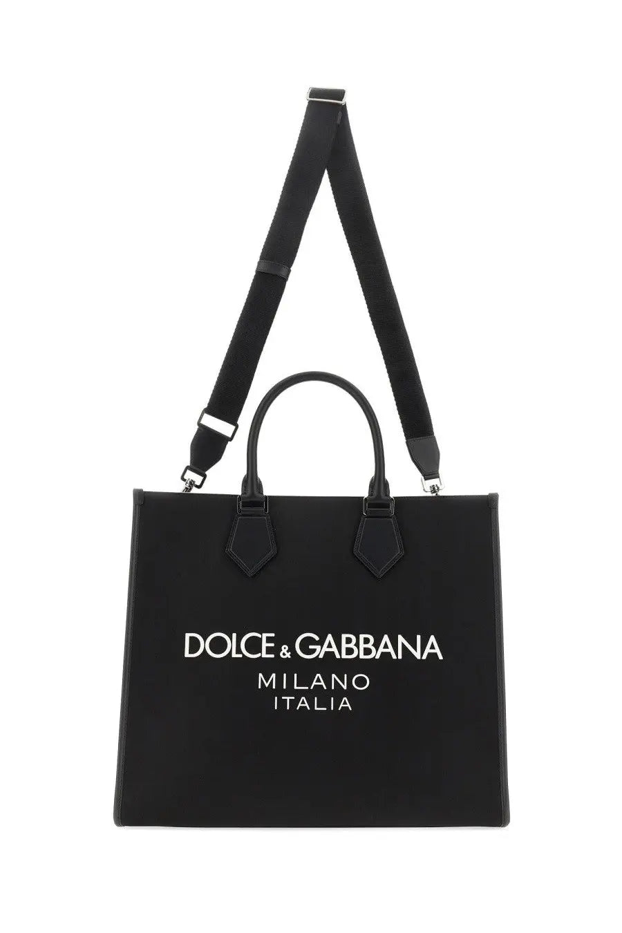 Dolce &amp; Gabbana Men's Large Shopping Bag Black, view 2