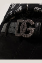 Dolce &amp; Gabbana Men's Leather Belt Black, view 2