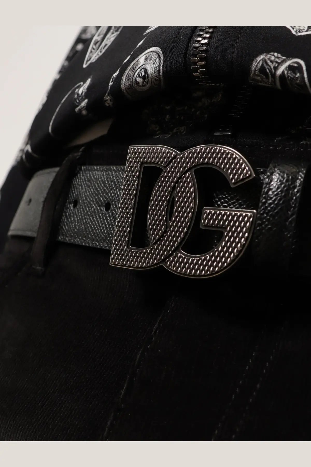 Dolce &amp; Gabbana Men's Leather Belt Black, view 2