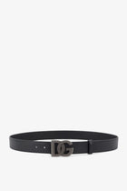 Dolce &amp; Gabbana Men's Leather Belt Black