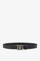Dolce &amp; Gabbana Men's Leather Belt Black