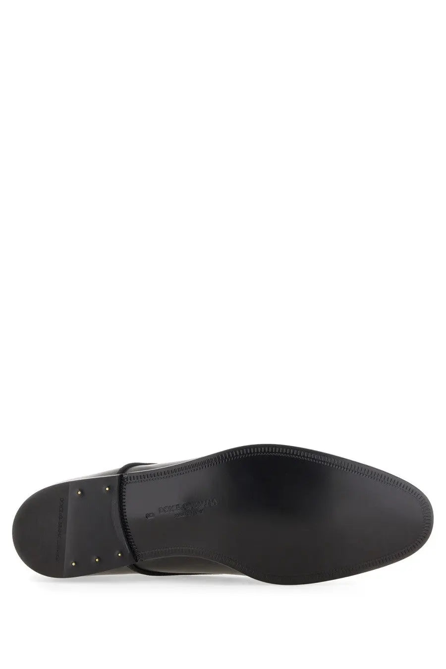 Dolce &amp; Gabbana Men's Leather Derby Black, view 6
