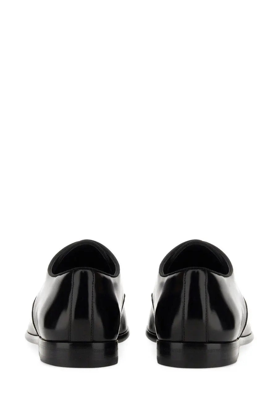 Dolce &amp; Gabbana Men's Leather Derby Black, view 3