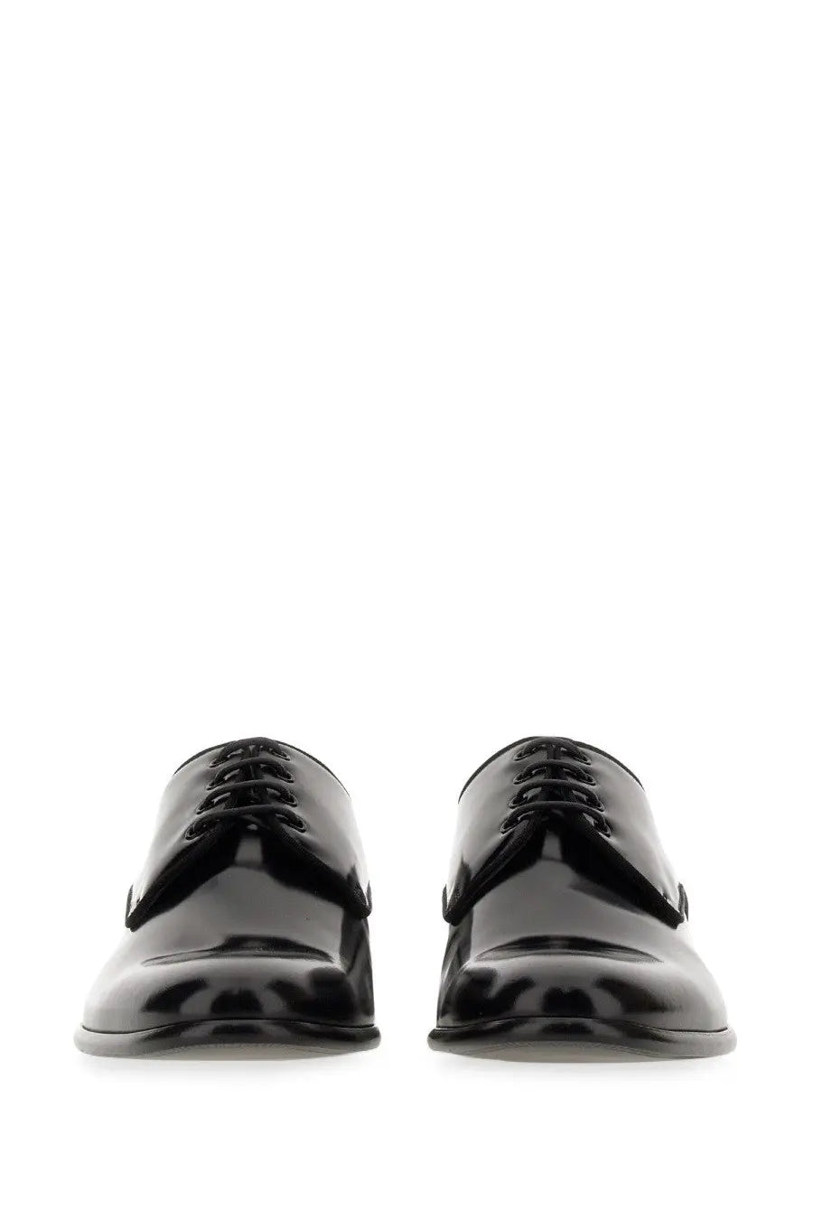 Dolce &amp; Gabbana Men's Leather Derby Black, view 4