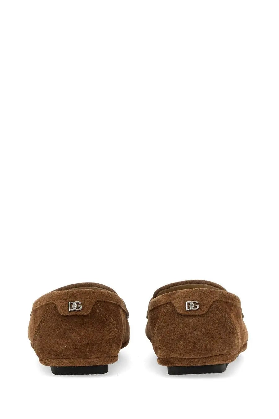Dolce &amp; Gabbana Men's Leather Drivers Beige, view 3