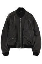 Dolce &amp; Gabbana Men's Leather Jacket Black
