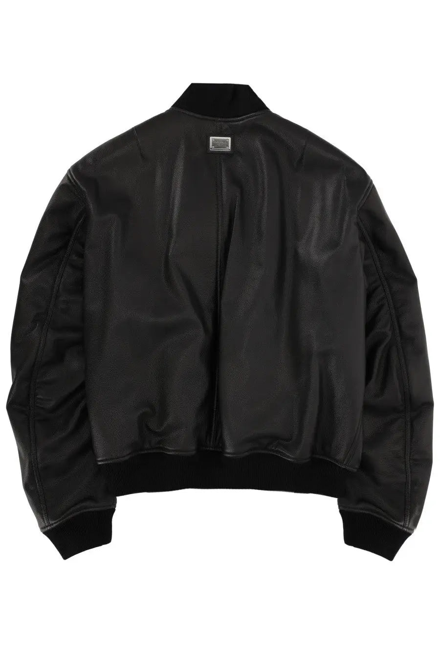 Dolce &amp; Gabbana Men's Leather Jacket Black, view 3