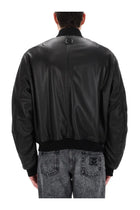 Dolce &amp; Gabbana Men's Leather Jacket Black, view 5