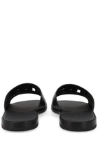 Dolce &amp; Gabbana Men's Leather Slide Black, view 4
