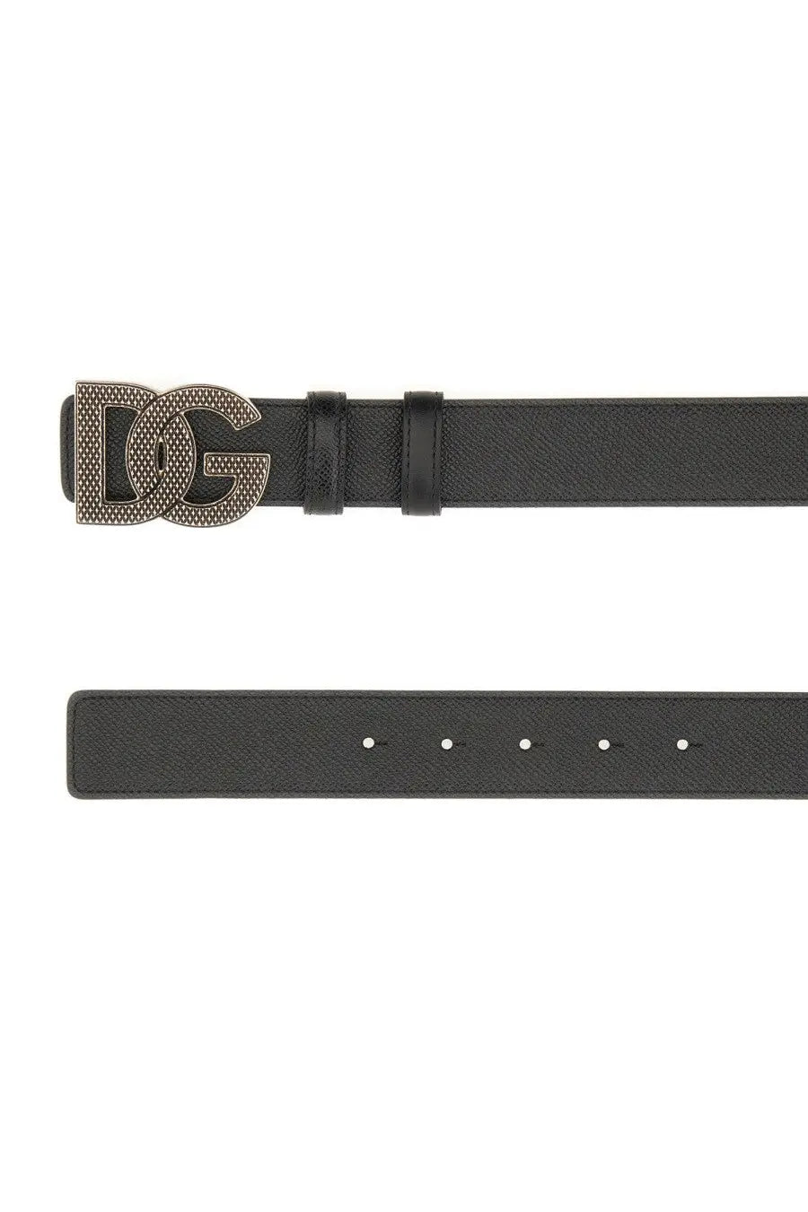 Dolce &amp; Gabbana Men's Loged Belt Black, view 2