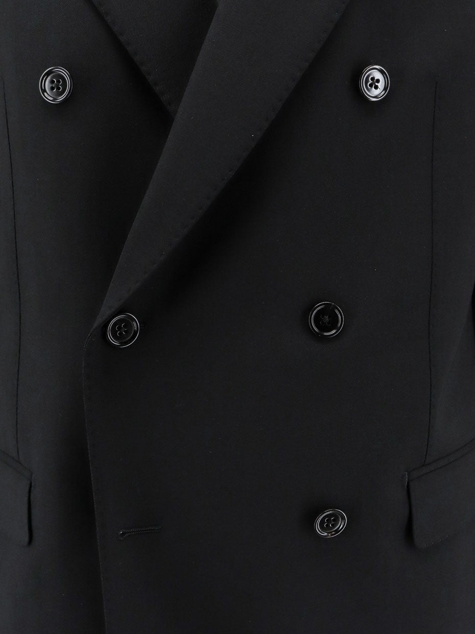 Dolce &amp; Gabbana Men's Martini Light Virgin Wool Suit Black, view 3