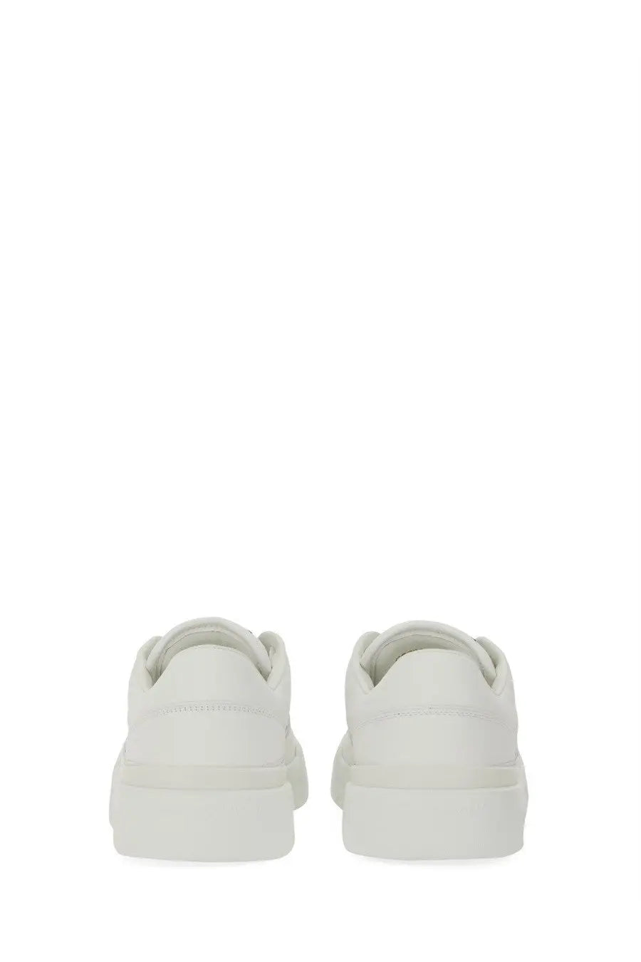 Dolce &amp; Gabbana men’s new Roma sneaker white made of white leather with a chunky sole and minimalist design