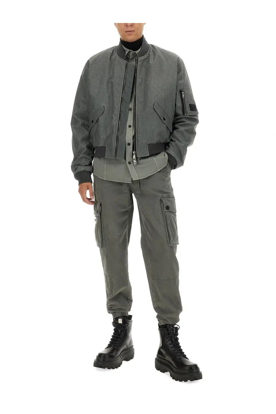 Dolce &amp; Gabbana Men's Over Shirt Grey, view 2