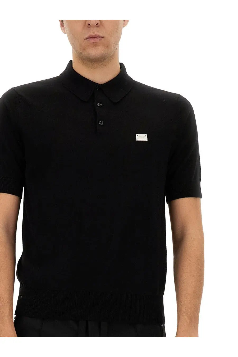 Dolce &amp; Gabbana Men's Polo Black, view 4