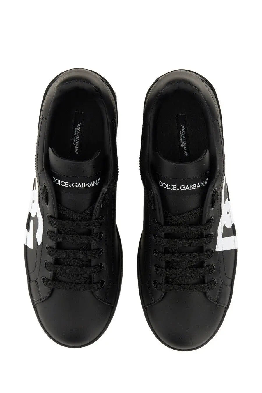 Dolce &amp; Gabbana Men's Sneaker Portofino Black, view 3