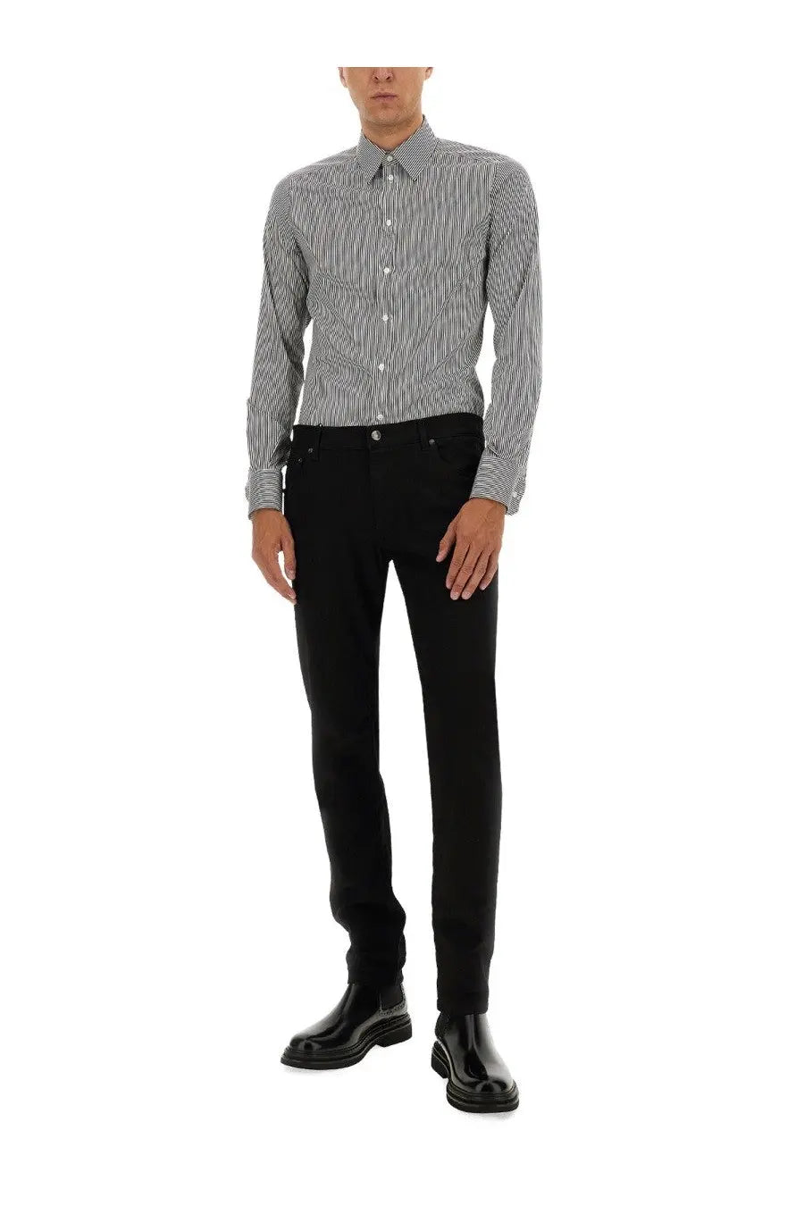 Dolce &amp; Gabbana Men's Shirt Gold Multicolor, view 2