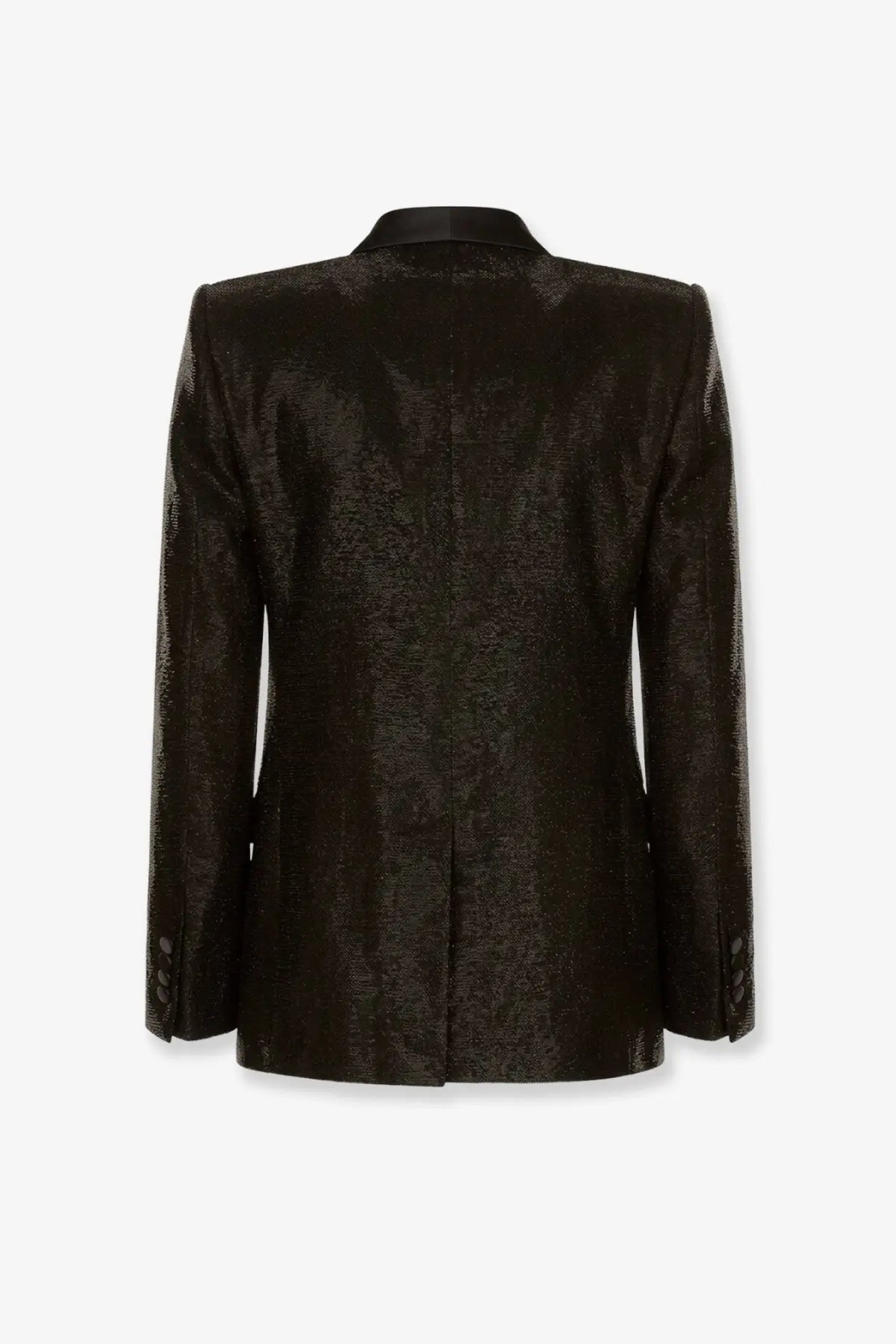 Dolce &amp; Gabbana men’s siciliatuxedo black blazer with textured fabric subtle shimmer and classic tailored fit