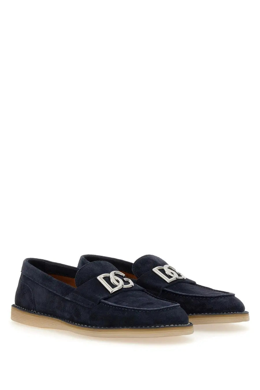 Dolce &amp; Gabbana Men's Suede Loafer Blue, view 2