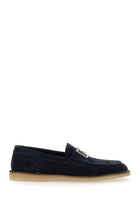 Dolce &amp; Gabbana Men's Suede Loafer Blue