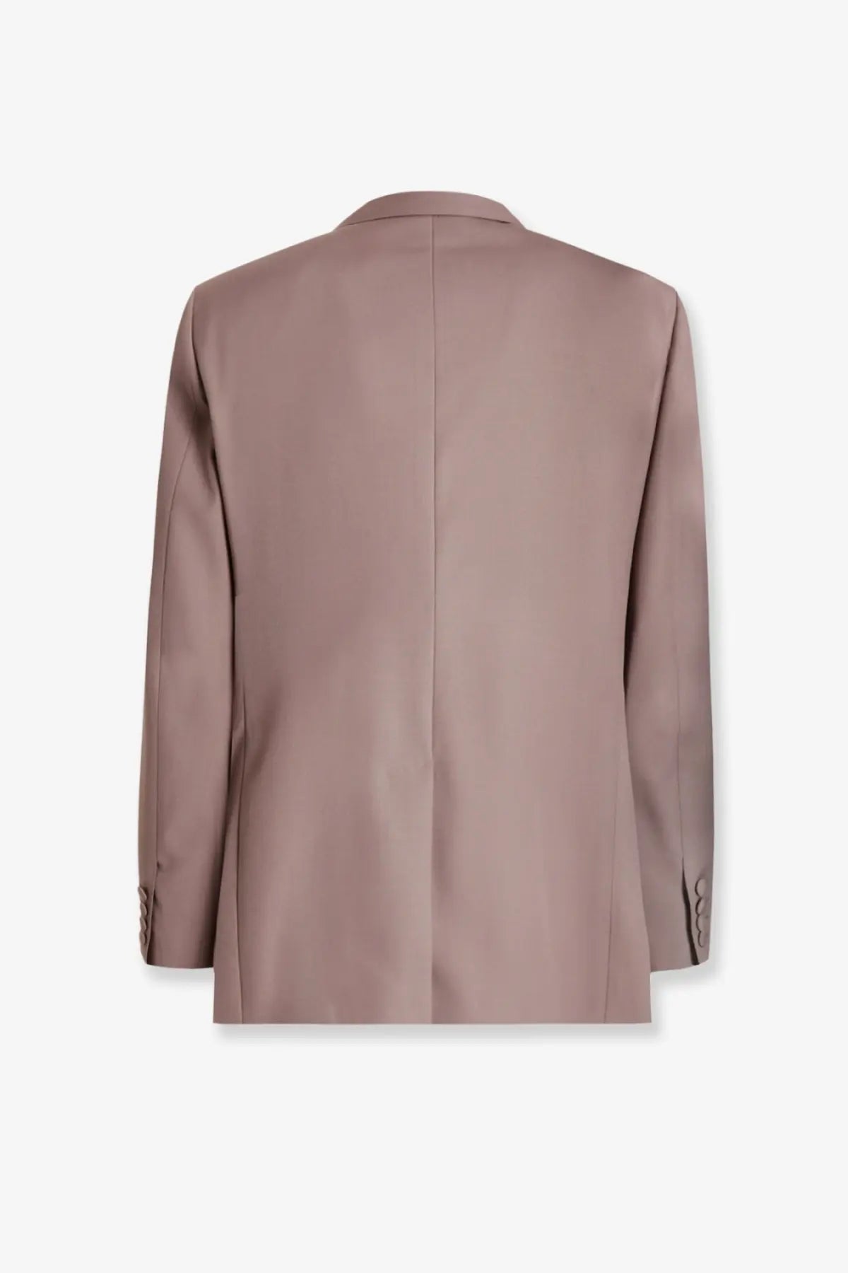 Dolce &amp; Gabbana men’s taormina sleek muted rose gold virgin wool blazer with tailored fit and button cuff detailing