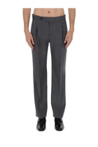 Dolce &amp; Gabbana Men's Wool Canvas Pants Grey, view 3