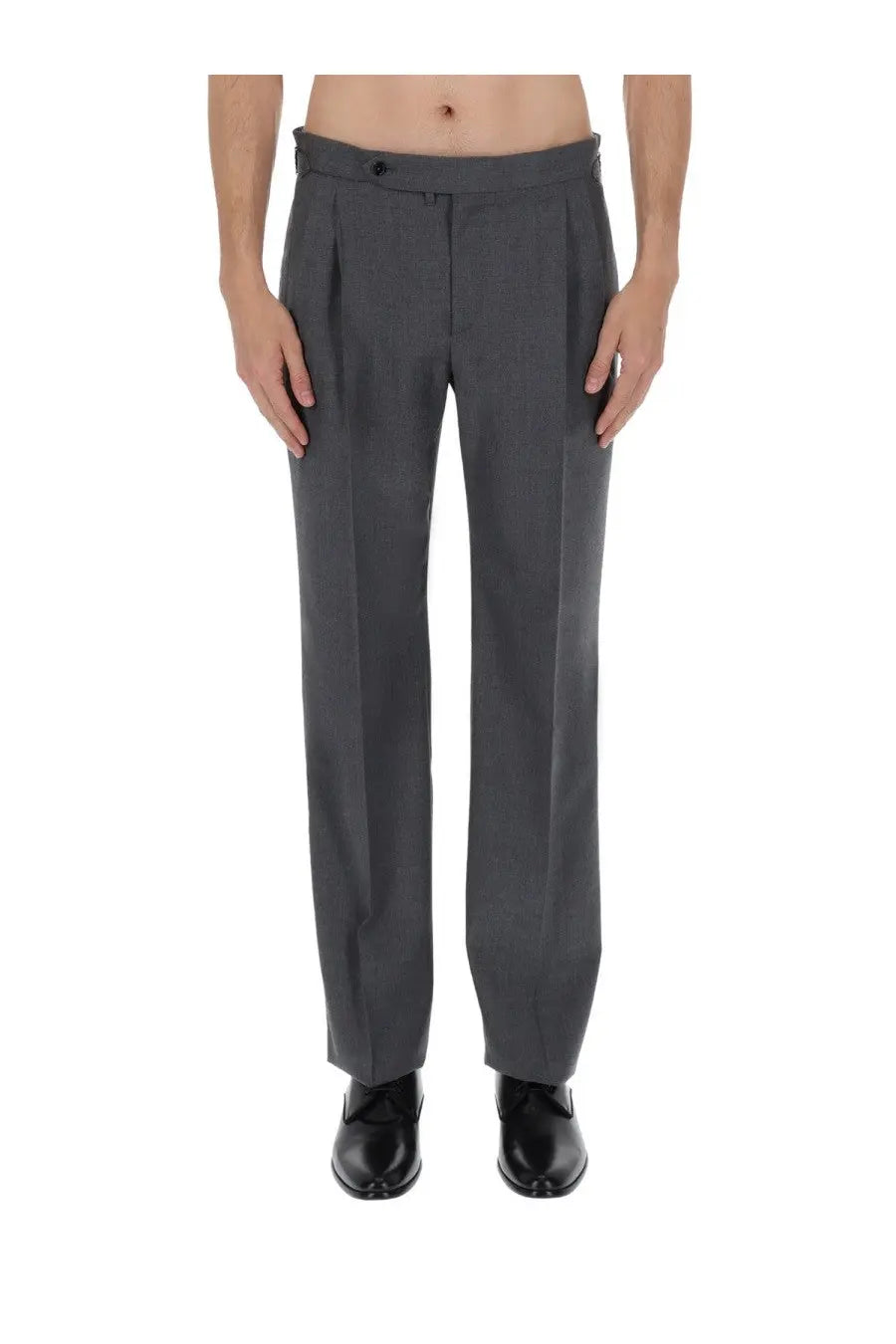 Dolce &amp; Gabbana Men's Wool Canvas Pants Grey, view 3
