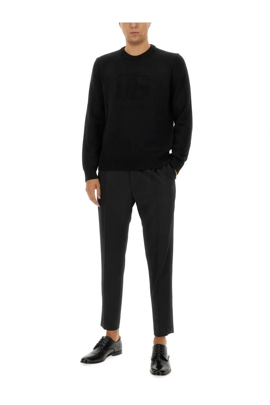 Dolce &amp; Gabbana Men's Wool Jersey Black, view 2