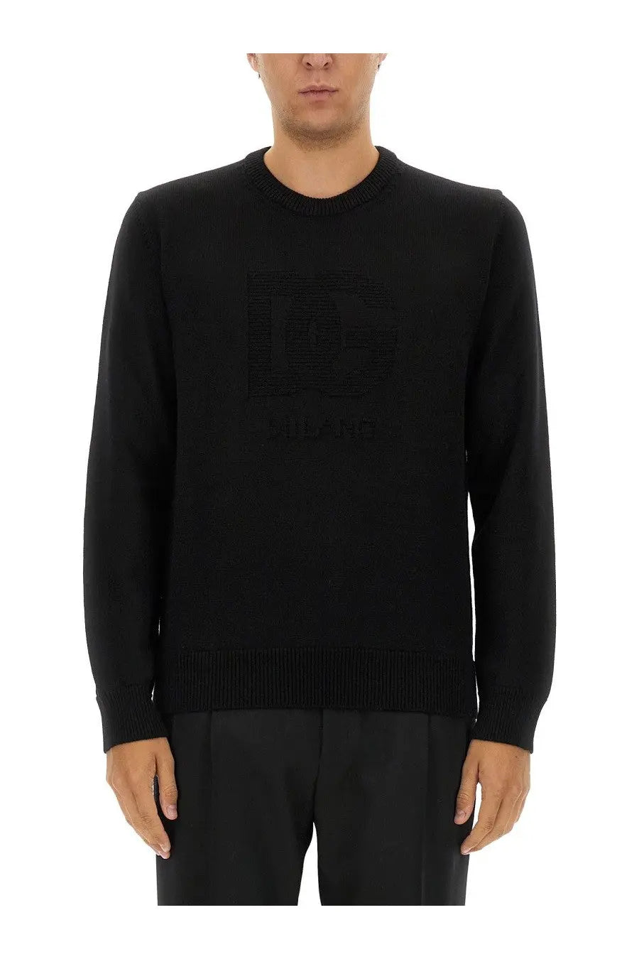 Dolce &amp; Gabbana Men's Wool Jersey Black