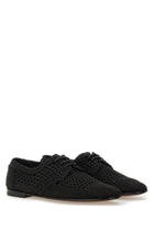 Dolce &amp; Gabbana Men's Woven Fabric Derby Shoe Black, view 2