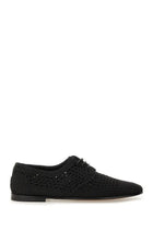 Dolce &amp; Gabbana Men's Woven Fabric Derby Shoe Black