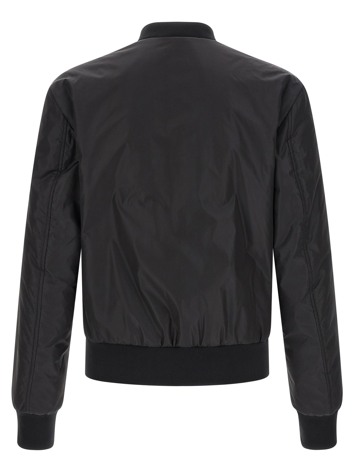 Dolce &amp; Gabbana Plaque Bomber Jacket Black, view 2