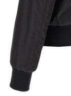 Dolce &amp; Gabbana Plaque Bomber Jacket Black, view 4