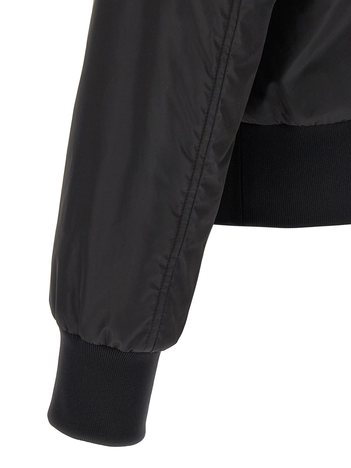 Dolce &amp; Gabbana Plaque Bomber Jacket Black, view 4