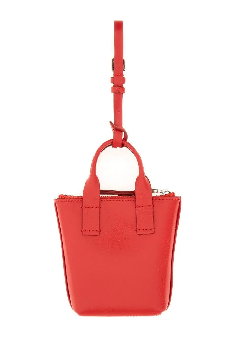 Dolce &amp; Gabbana Unisex Leather Minibag Charm Red, view 2