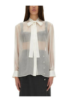 Dolce &amp; Gabbana Women's Chiffon Shirt White