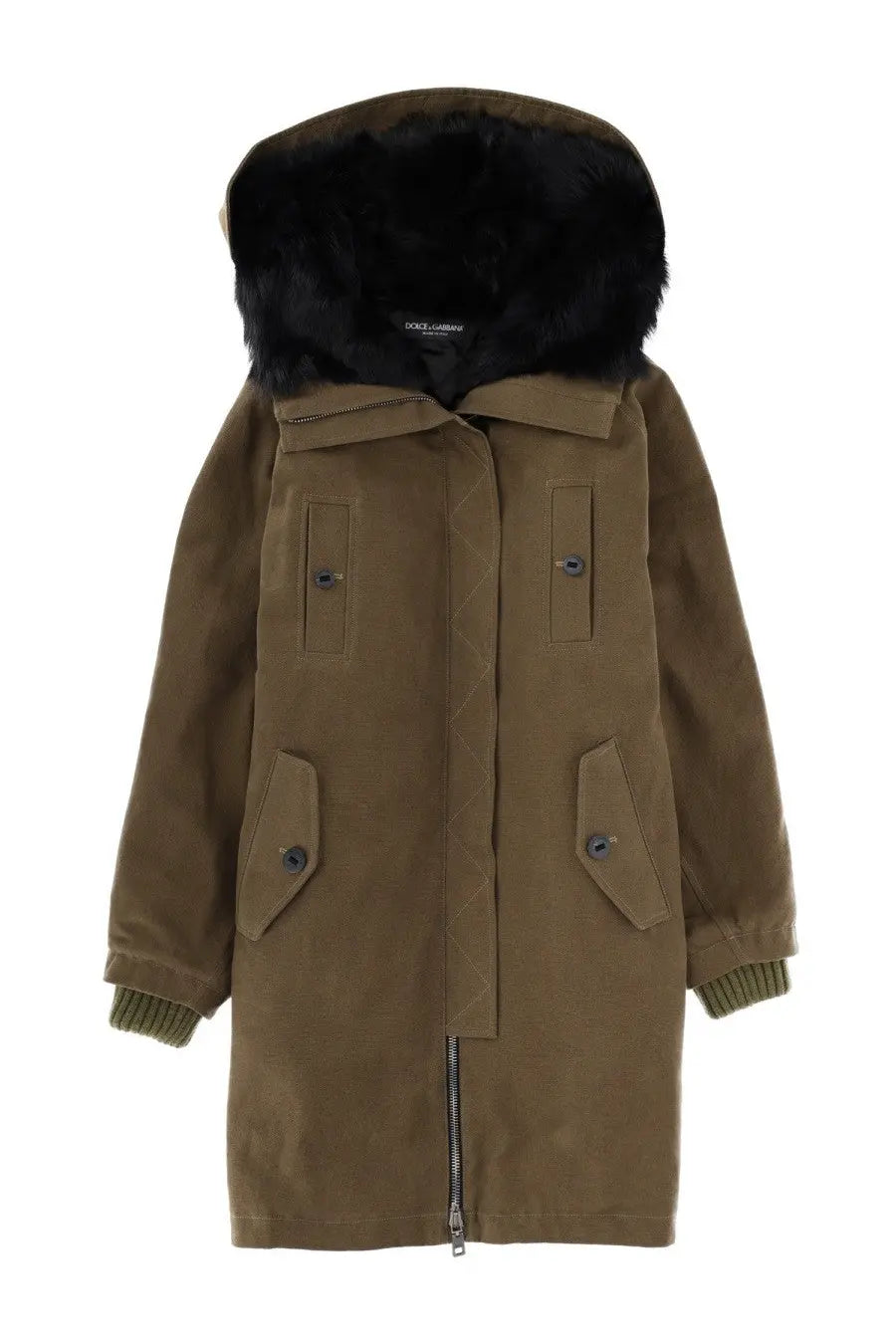 Dolce &amp; Gabbana Women's Cotton Parka Green