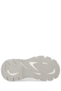 Gray rubber sole with textured pattern and white accent lines on dolce &amp; gabbana women’s dg country road sneaker
