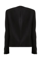 Dolce &amp; Gabbana Women's Double Crepe Single Breasted Jacket Black, view 5
