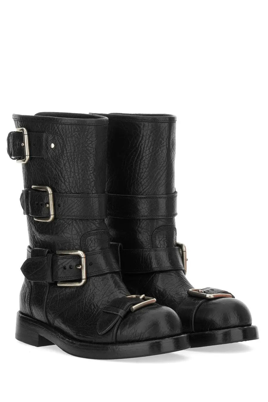Dolce &amp; Gabbana Women's Leather Boot Black, view 2