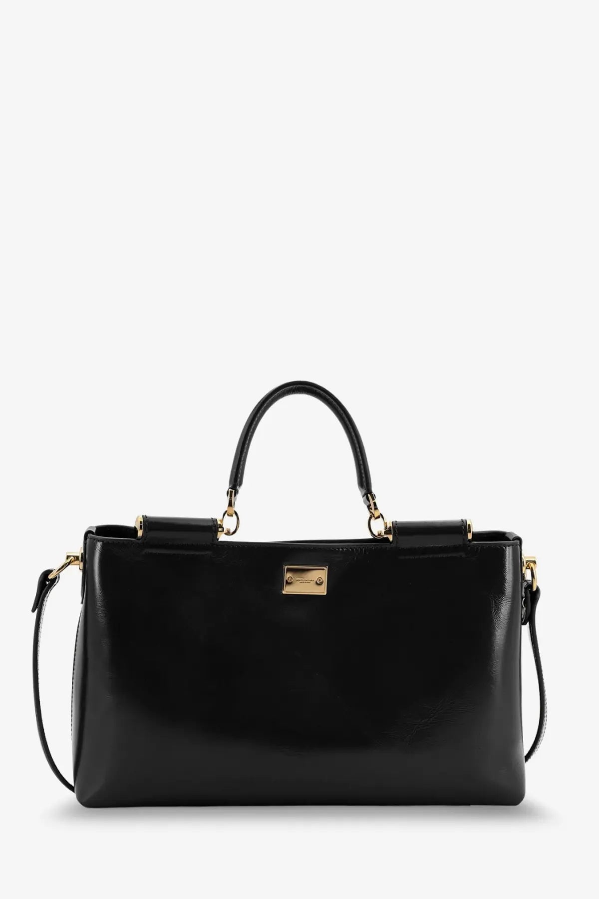 Dolce &amp; Gabbana Women's Vittoria Leather Shoulder Bag Black, view 3