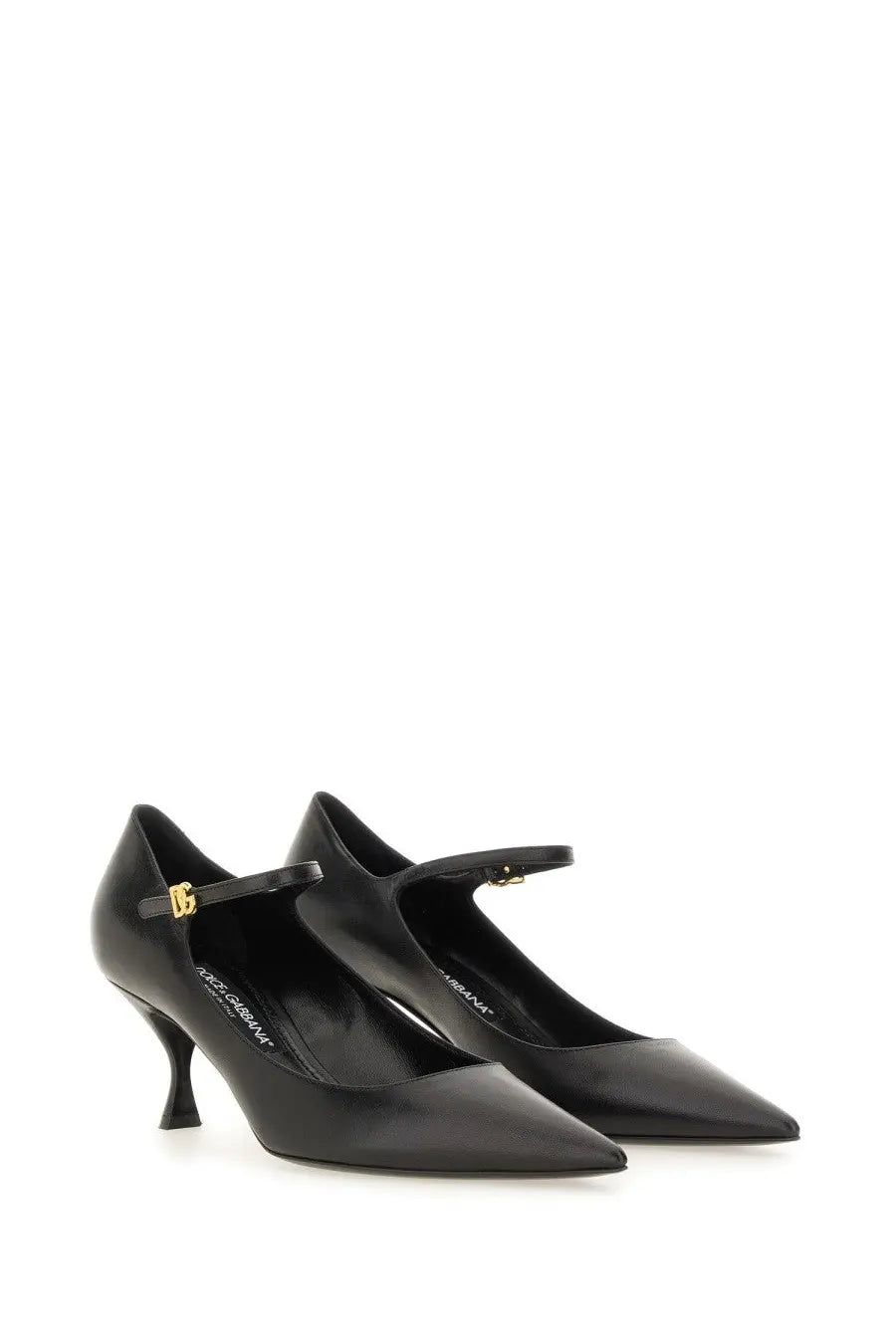Dolce &amp; Gabbana Women's Leather Pumps Black, view 2